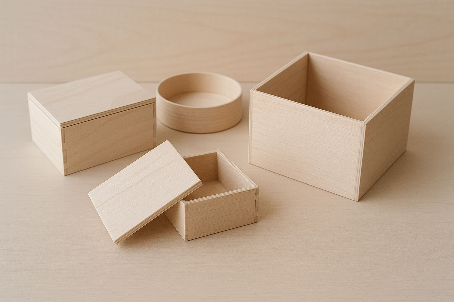 Comparación visual de cajas personalizadas y packaging estándar mostrando diseños únicos frente a genéricos.